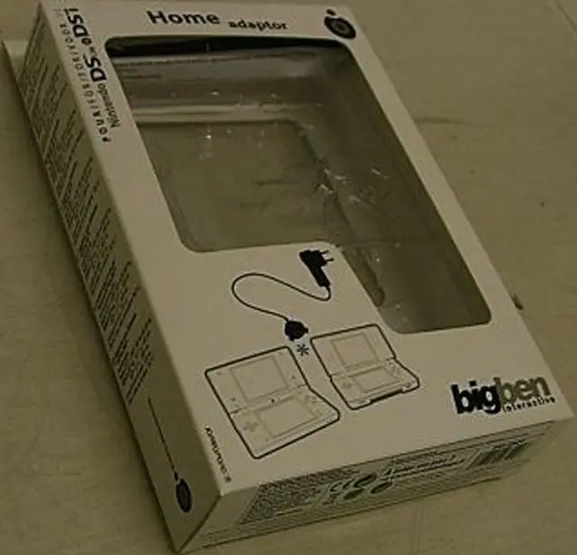 Photo from the official notice: Bigben Interactive power supply for games console "home adaptor" — electric shock risk