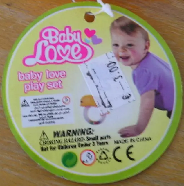 Foto do aviso oficial: BABY LOVE Bebé chocalho «Baby Love Play Set» — risco: Engasgamento