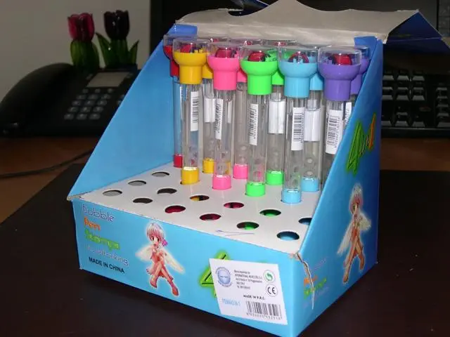 Photo from the official notice: INTERNATIONAL NOVELTIES toy pen with soap bubbles 4 in 1 — microbiological risk