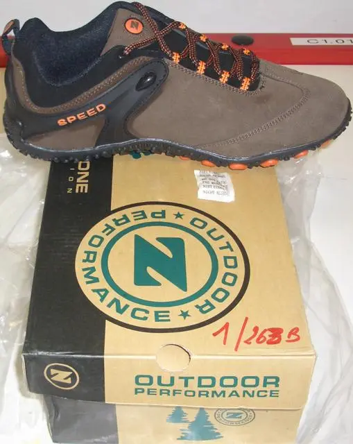 Photo de l’avis officiel: Speed, Chaussures de sport pour hommes «Z — Performance extérieure» &amp; #13; — risque: Risque chimique