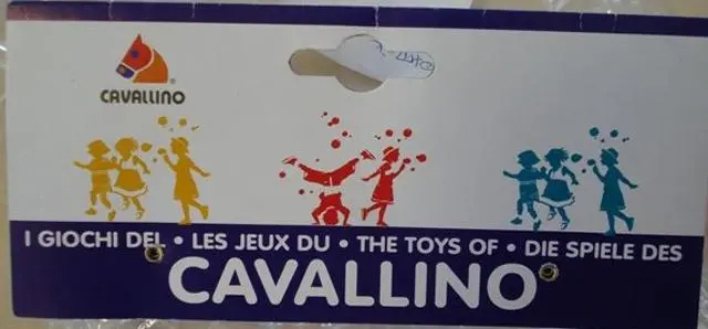 Photo from the official notice: CAVALLINO pull toy — choking risk