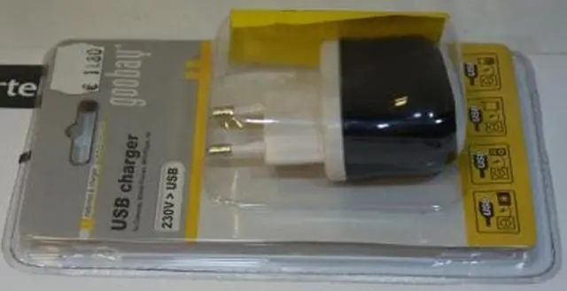 Foto do aviso oficial: Goobay Carregador USB — risco: Choque elétrico