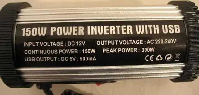 Foto do aviso oficial: Powermax Inversor de potência — risco: Choque elétrico