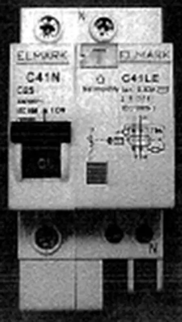 Foto do aviso oficial: Elmark Disjuntor C41LE — risco: Choque elétrico