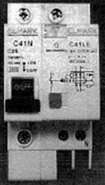 Foto do aviso oficial: Elmark Disjuntor C41LE — risco: Choque elétrico