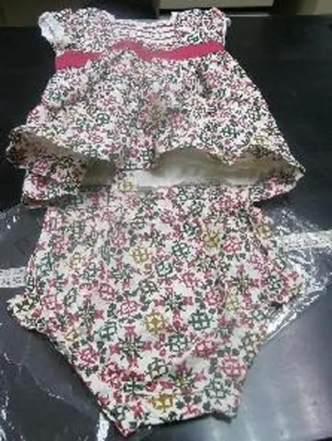 Foto do aviso oficial: GOCCO Vestido do bebé — risco: Engasgamento