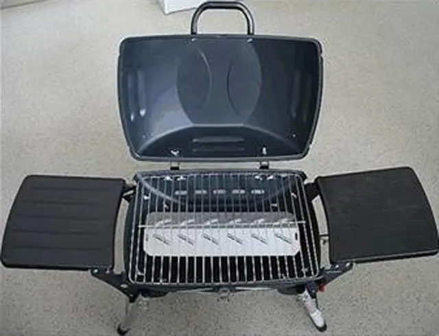 Photo from the official notice: San Jose gas barbecue "camp 4" — fire risk