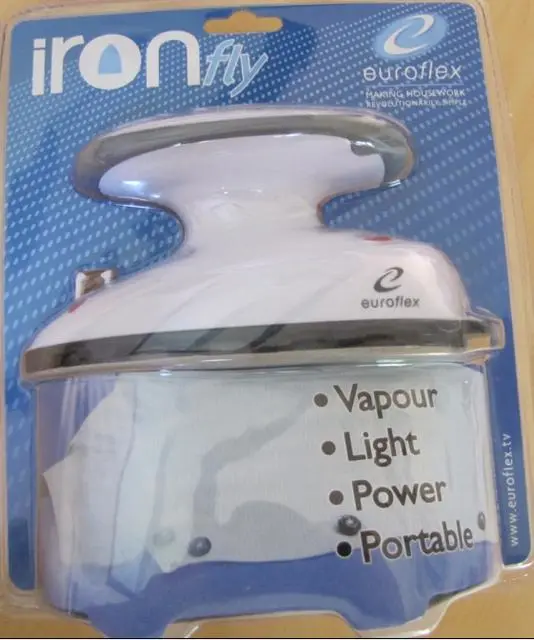 Foto do aviso oficial: Euroflex Ferro de viagem «Iron Fly» — risco: Choque elétrico