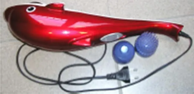 Photo de l’avis officiel: Luxe literie Masseur électrique «Infrared Massager» &amp; #13; — risque: Choc électrique