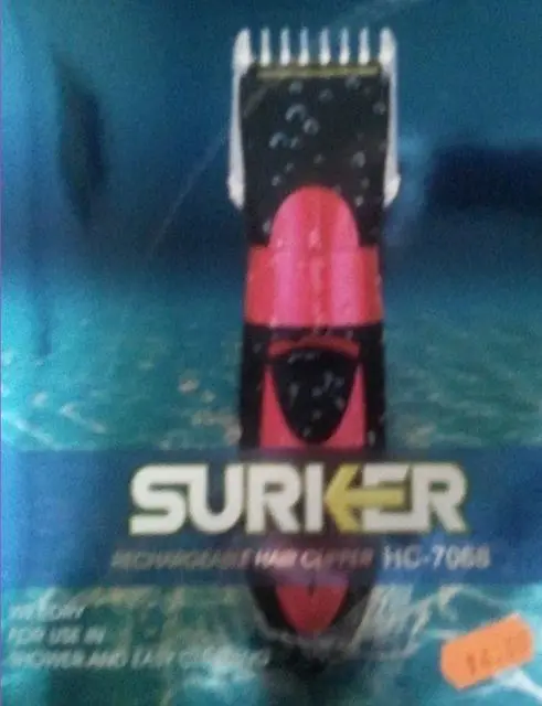 Photo de l’avis officiel: Surker Tondeuses électriques pour cheveux «Hair Clipper» — risque: Choc électrique