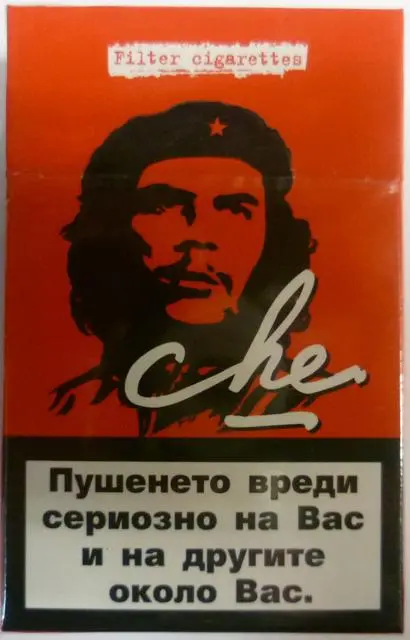 Foto do aviso oficial: Lexington and Che Red Cigarros Lexington Encarnado, Lexington Azul e Che R — risco: Incêndio