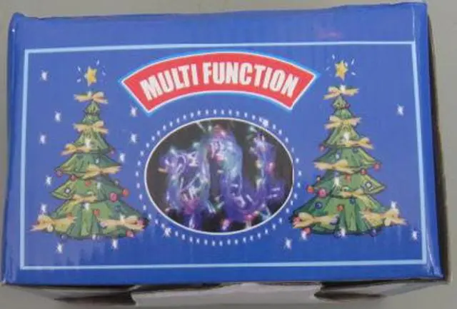 Photo from the official notice: Lighting chain "Multi Function" — electric shock risk