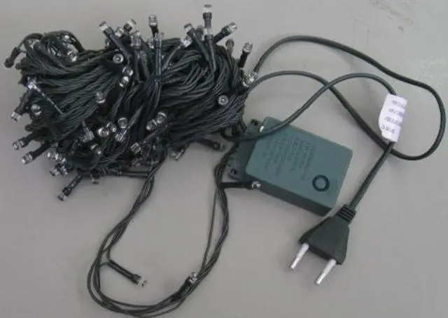 Photo from the official notice: Lighting chain "Multi Function" — electric shock risk