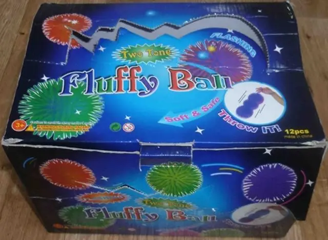 Photo from the official notice: Unknown "Fluffy Ball" — strangulation risk