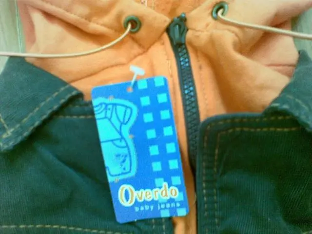 Foto dell’avviso ufficiale: OVERDO Giacca denim per bambini "Baby jeans" &amp; #13; &amp; #13; — rischio: Strangolamento