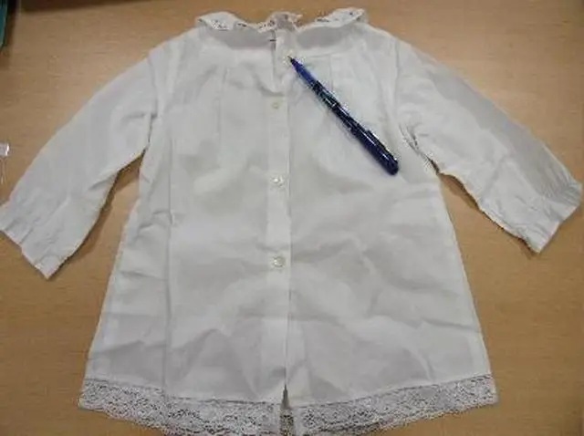Foto do aviso oficial: NANOS BABY Blusas de bebé ‘Camisa De Bebé’ (shirt do bebé) — risco: Engasgamento