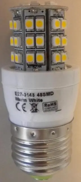 Foto do aviso oficial: Set Lighting Apparatus Lâmpadas LED — risco: Choque elétrico