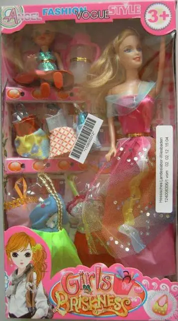 Foto do aviso oficial: Boneca de plástico "Angel Fashion Vogue Estilo (Fashon St) — risco: Químico