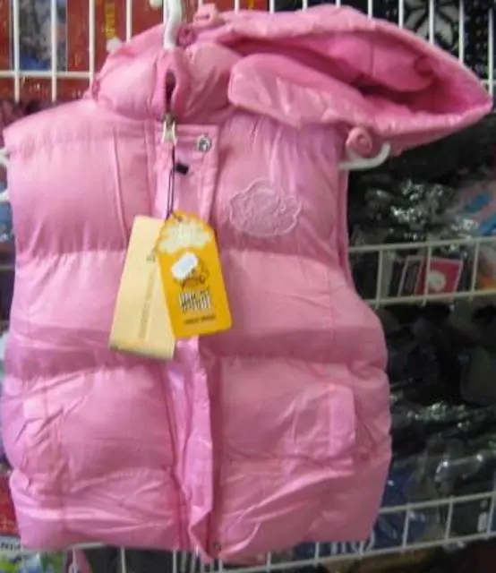Photo de l’avis officiel: A Gilet pour filles — risque: Blessures & Etranglement
