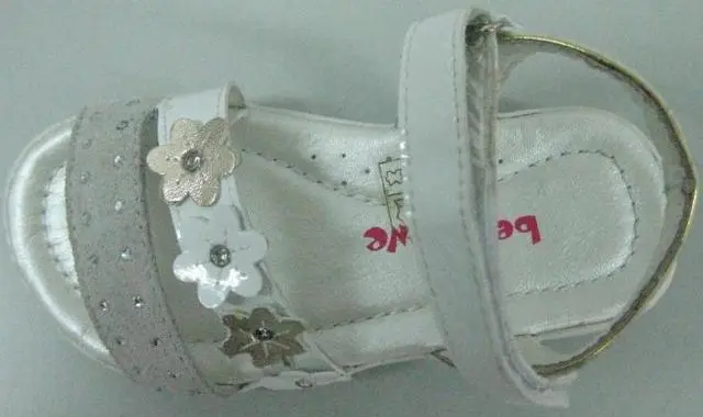 Photo from the official notice: Be To One babies' shoes — choking risk