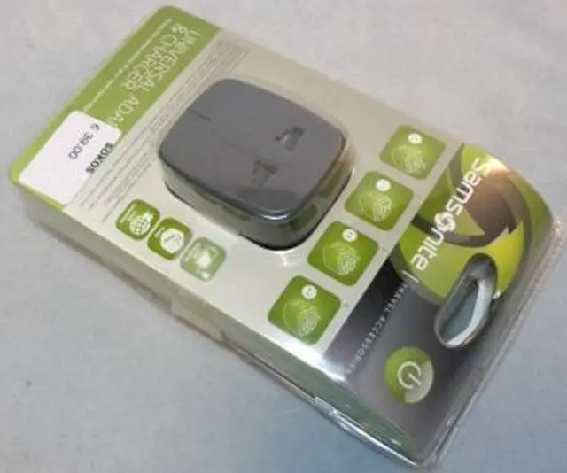 Photo de l’avis officiel: Samsonite Chargeur «Universal Adaptor &amp; Charger» — risque: Choc électrique