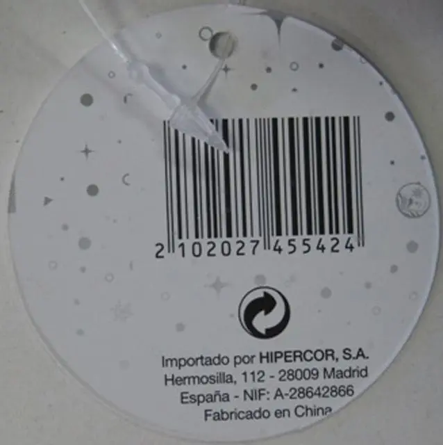 Foto del aviso oficial: CASACTUAL COLECCIÓN NAVIDAD [CASACTUAL CHRISTMAS C Tocado de alambre  &amp;#13; — riesgo: Atragantamiento