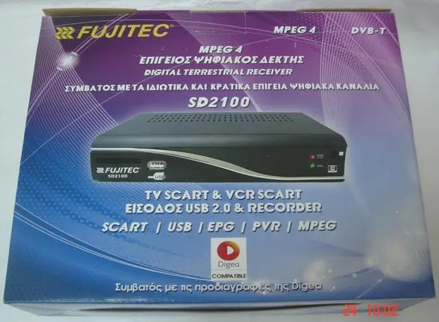 Foto dell’avviso ufficiale: FUJITEC Ricevitore digitale "Digital Terrestrial Receiver" — rischio: Ustioni & Scossa elettrica