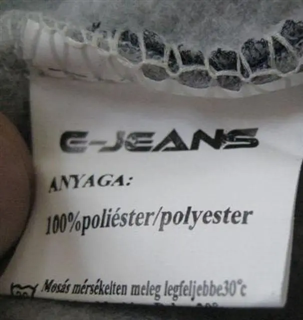 Foto do aviso oficial: E-jeans Pijama — risco: Estrangulamento