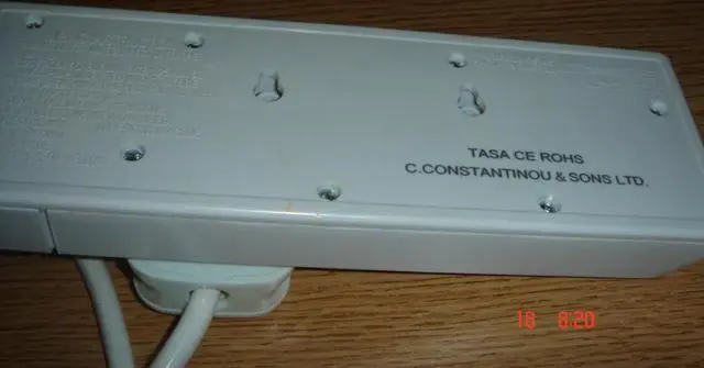Photo de l’avis officiel: Pse Rallonge de cordon «Safety Socket» — risque: Choc électrique & Incendie (A12/0871/12)