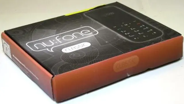 Foto do aviso oficial: nu:fone Telemóvel «Classic» — risco: Choque elétrico