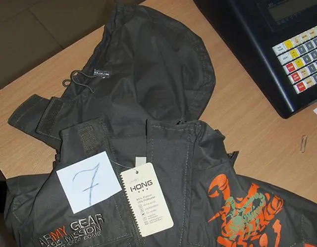 Photo from the official notice: Hong children’s jacket — injuries & strangulation risk