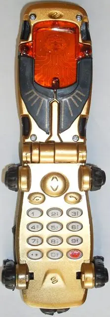 Foto dell’avviso ufficiale: AETHER CHAMPION Transformable Mobilephone Telefono cellulare giocattolo &amp; #13; &amp; #13; — rischio: Lesioni uditive
