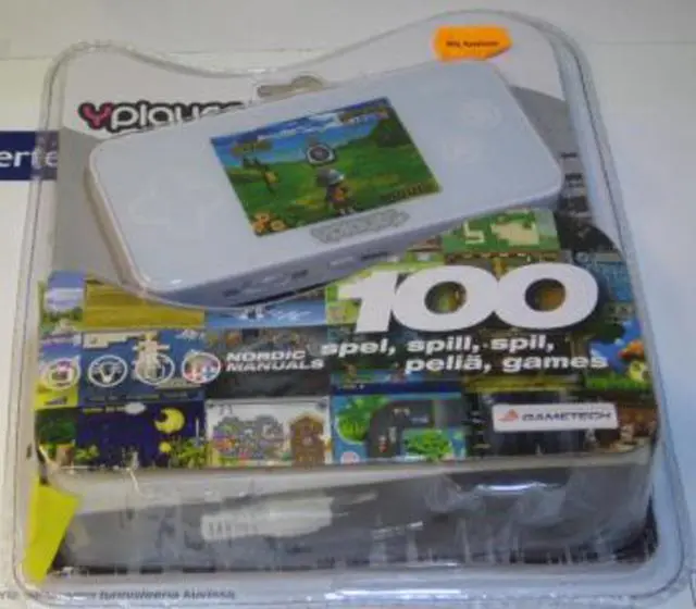 Photo from the official notice: Gametech Y player game console — electric shock risk