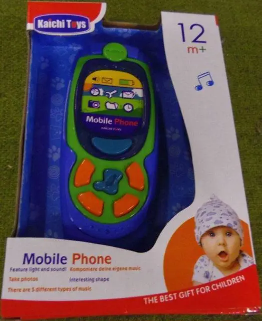 Foto do aviso oficial: Kaichi Toys Mobile Phone Brinquedo telemóvel — risco: Lesões auditivas