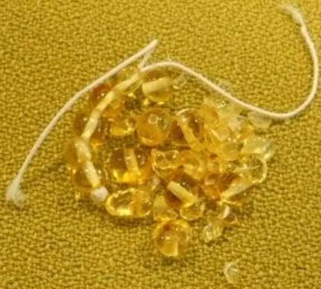 Foto do aviso oficial: Amber Pumpkin Amber Teething Jewellery Tornozeleira para bebés — risco: Engasgamento