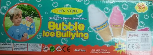 Photo de l’avis officiel: JIA TIAN Bubble Ice Bullying Bulle de savon &amp; #13; &amp;#13; — risque: Risque microbiologique