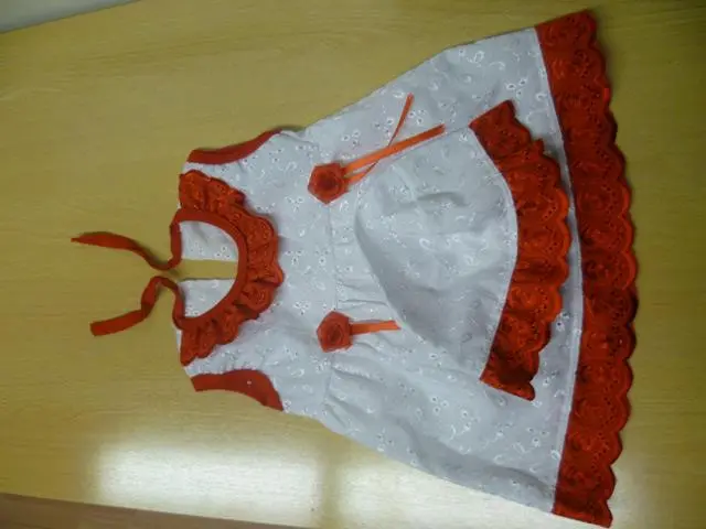 Foto do aviso oficial: Vestido das meninas — risco: Estrangulamento