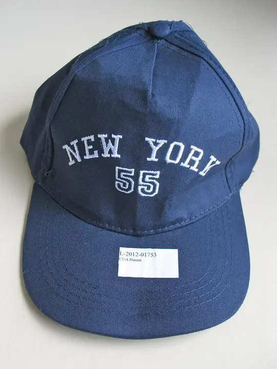 Foto do aviso oficial: 1. 45, Twins Minnesota States2. New York 55 Boné de beisebol — risco: Químico