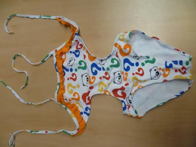 Photo de l’avis officiel: Shandian Costume de natation des filles — risque: Blessures & Etranglement