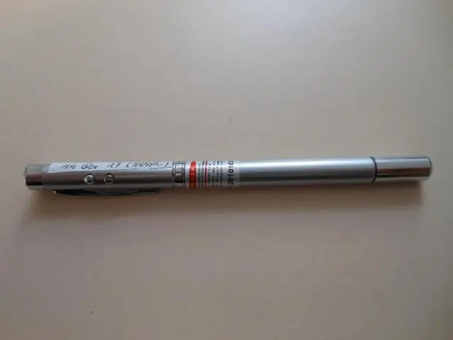 Foto uit de officiële melding: Laser &amp; Led Pen Laserpointer  &amp; #13; — risico: Aantasting van het gezichtsvermogen (A12/1339/12)