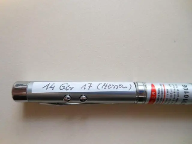Foto uit de officiële melding: Laser &amp; Led Pen Laserpointer  &amp; #13; — risico: Aantasting van het gezichtsvermogen (A12/1339/12)