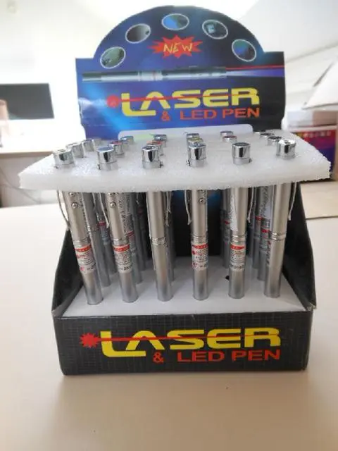 Foto uit de officiële melding: Laser &amp; Led Pen Laserpointer  &amp; #13; — risico: Aantasting van het gezichtsvermogen (A12/1339/12)