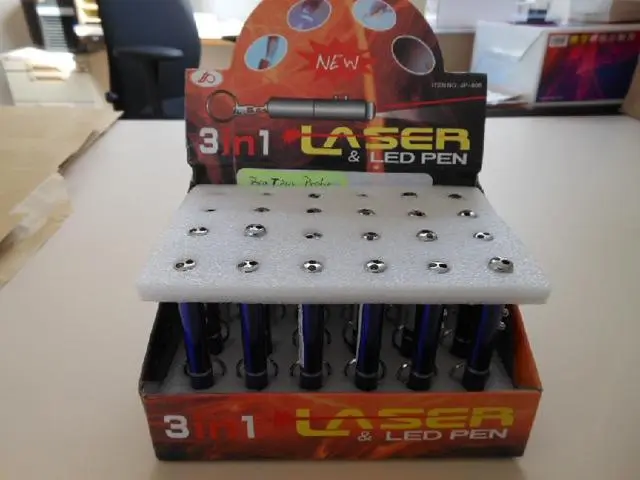 Foto uit de officiële melding: Laser &amp; Led Pen Laserpointer  &amp; #13; — risico: Aantasting van het gezichtsvermogen (A12/1341/12)