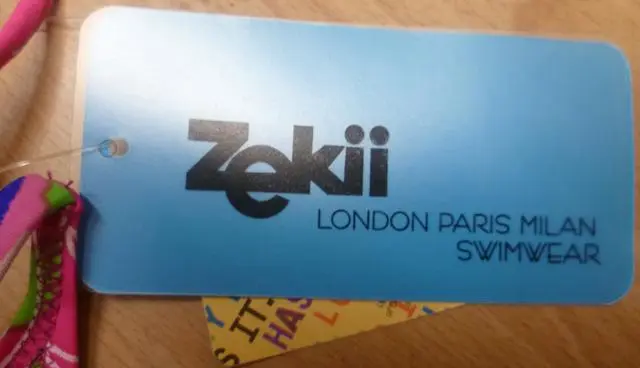Photo de l’avis officiel: Zekii Bikini de fille — risque: Blessures & Etranglement