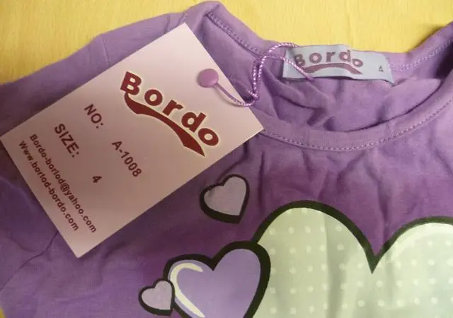 Foto do aviso oficial: Bordo T-shirt das meninas — risco: Ferimentos