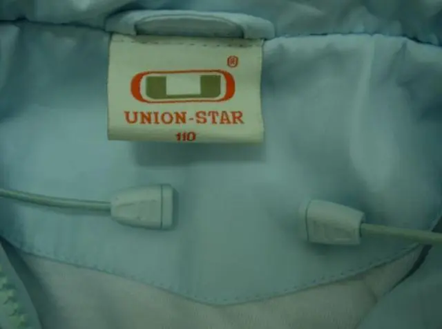 Foto do aviso oficial: UNION STAR Roupa para crianças — risco: Ferimentos & Estrangulamento