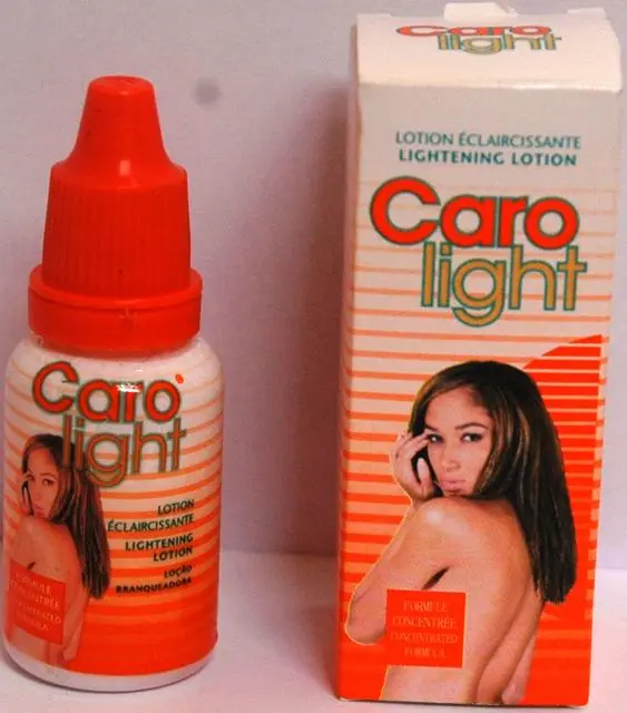 Foto do aviso oficial: Caro Lightening Lotion Caro light Produto de clareamento da pele — risco: Químico