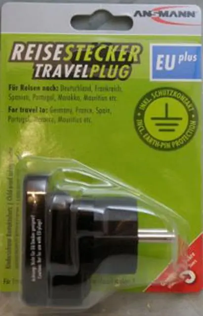 Foto do aviso oficial: Ansmann Travel Plug Adaptador de plug  ; — risco: Choque elétrico