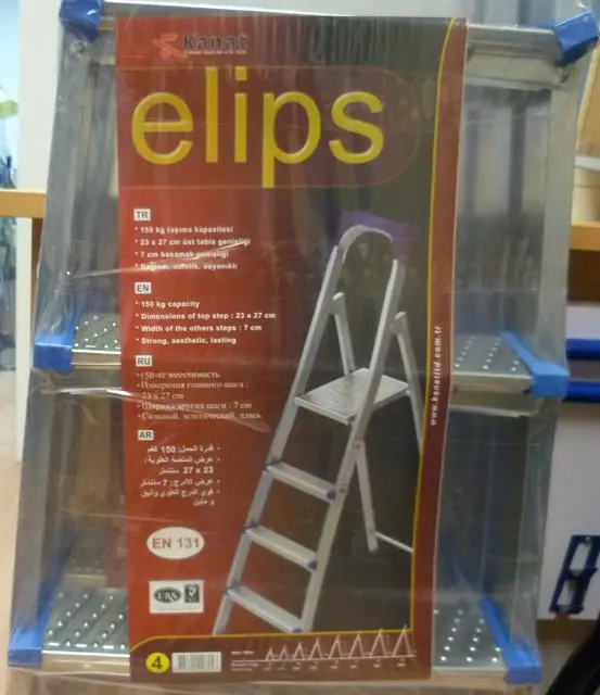 Photo from the official notice: Elips stepladder — injuries risk