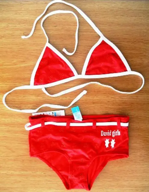 Photo de l’avis officiel: David Kids Bikini des filles — risque: Blessures & Etranglement